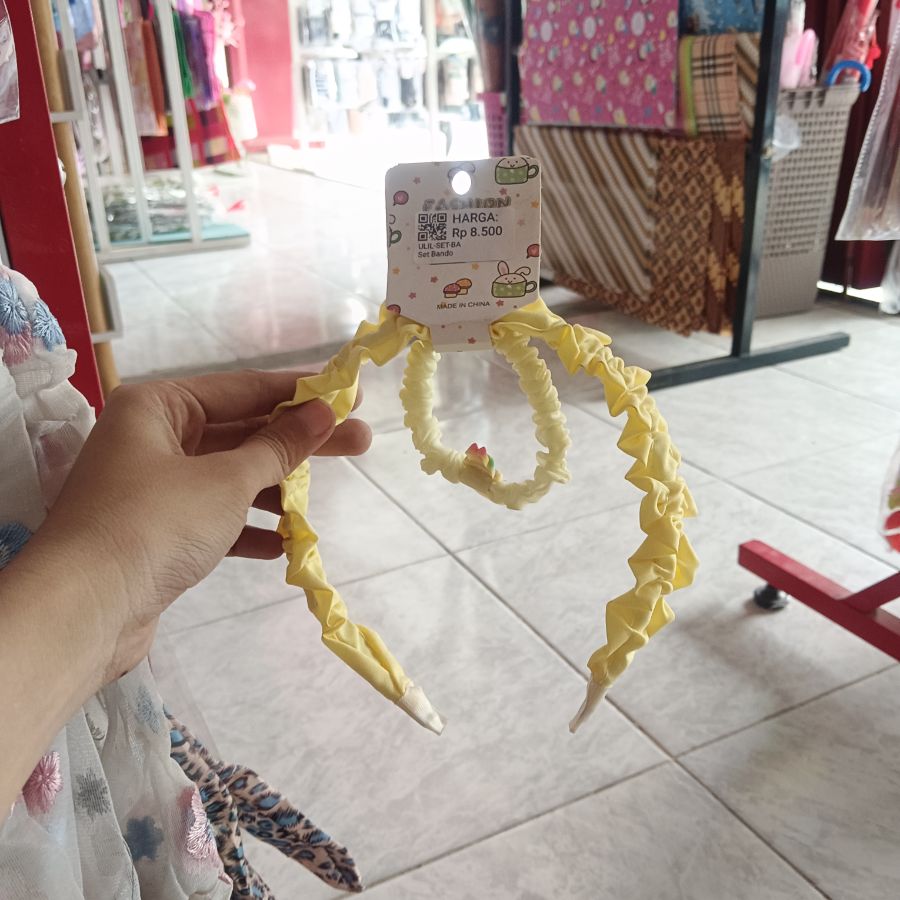 Set Bando dan Ikat Rambut Korea