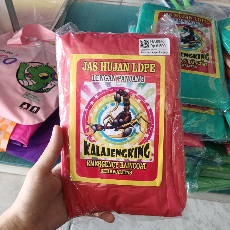 Jas Hujan LDPE Lengan Panjang