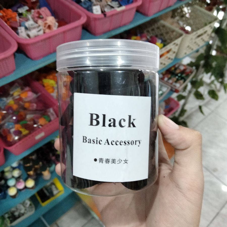 Ikat Rambut elastis 50/ hitam