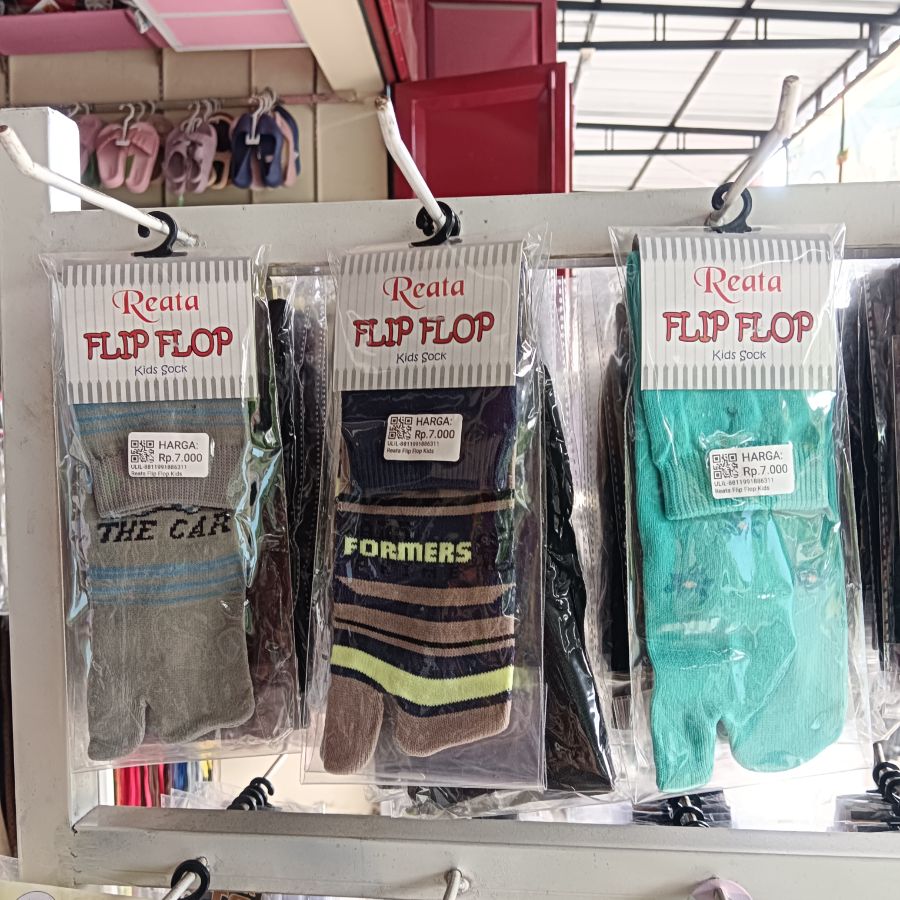 Reata Flip Flop Kids Sock
