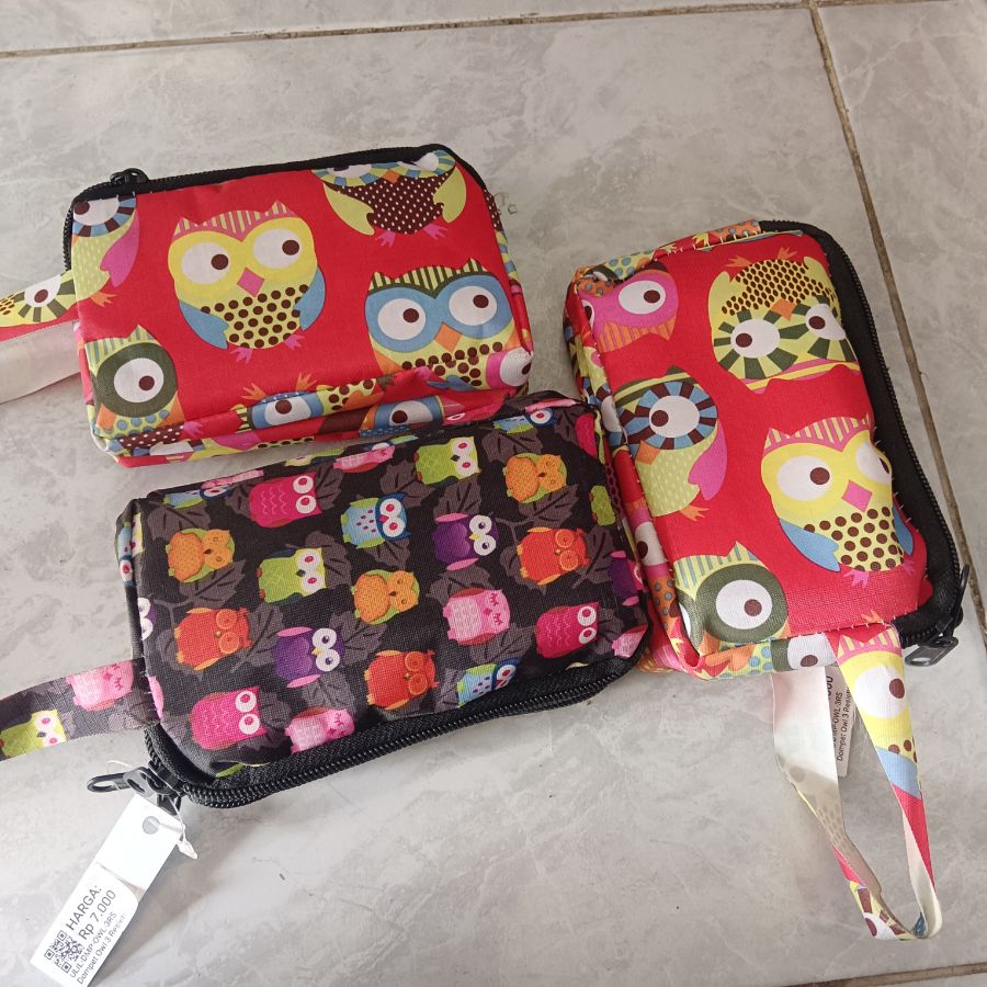 Dompet Owl 3 Resleting