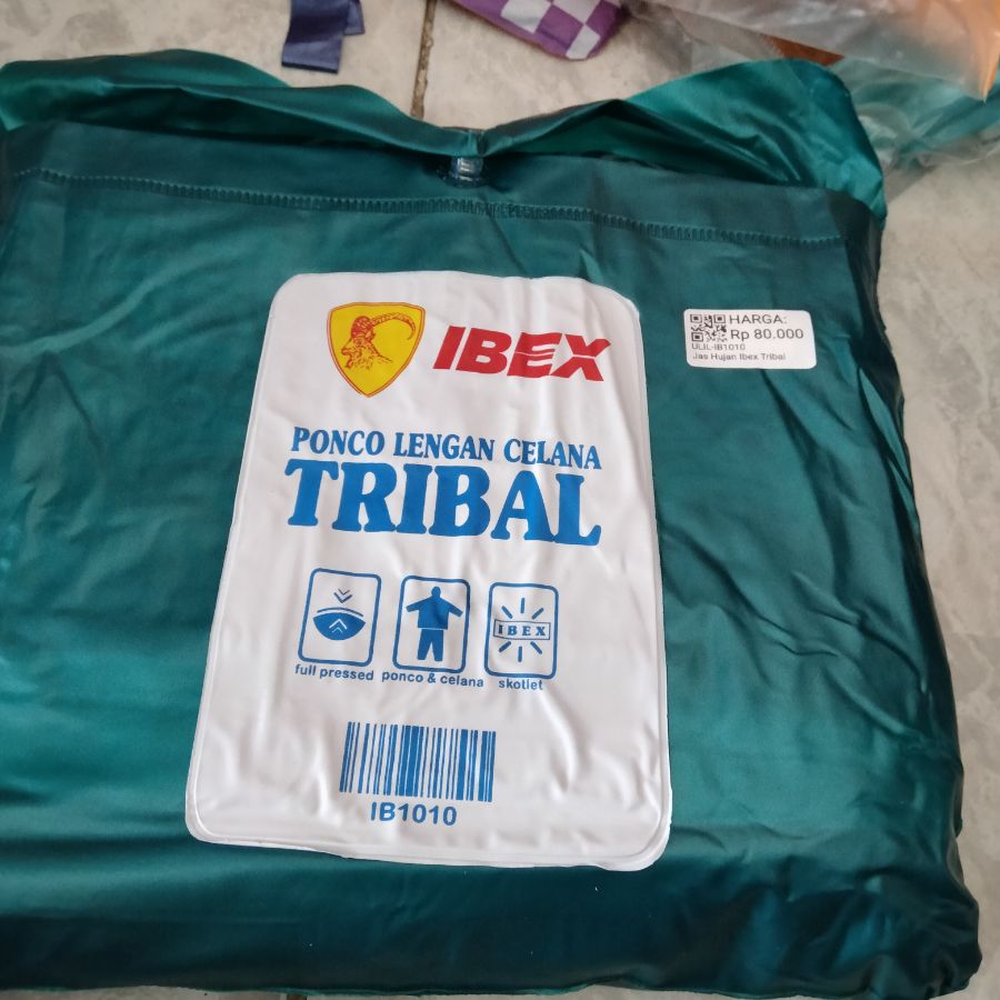 Jas hujan Ibex Tribal