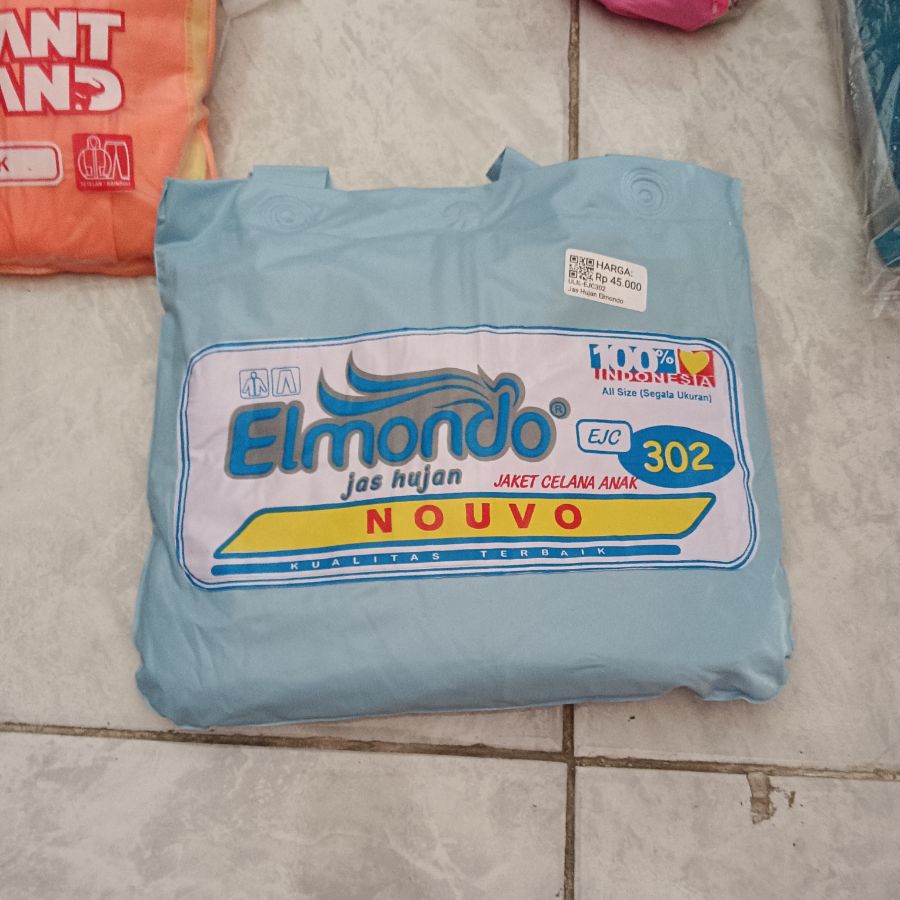 Jas Hujan Elmondo Jaket Celana Anak