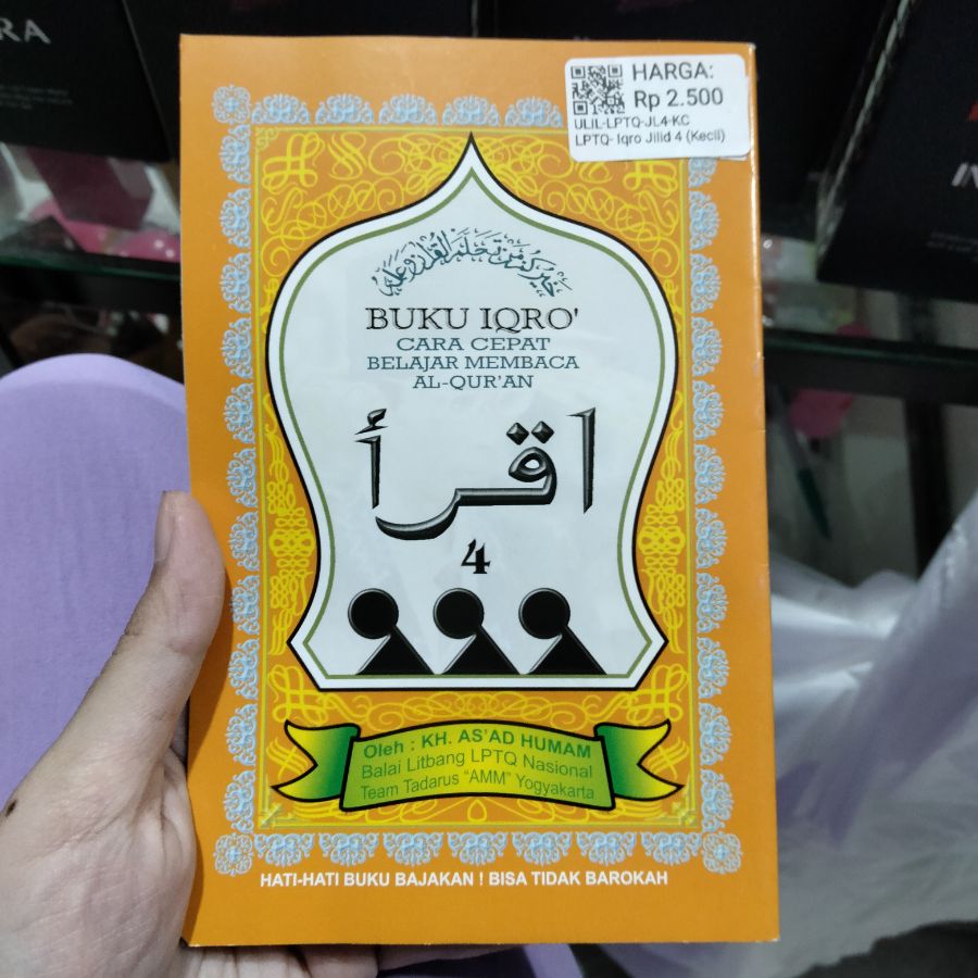 Buku IqroJilid 4 Kecil