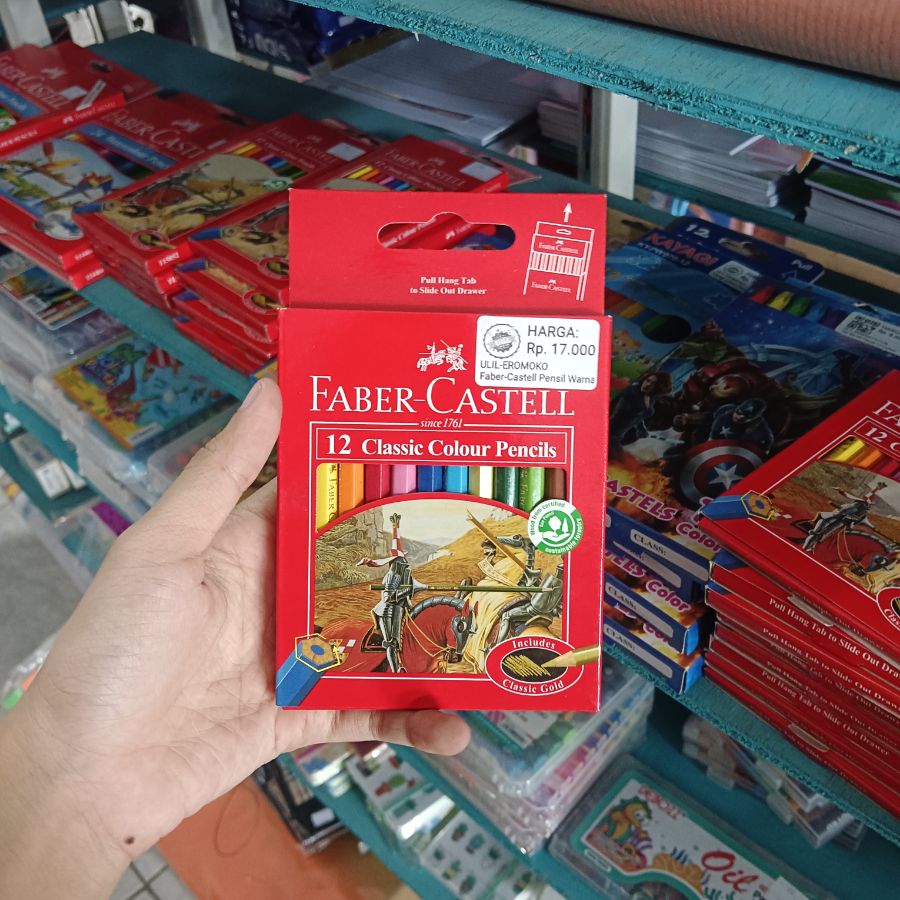 Faber Castell 12 Classic Colour Pencils/Kecil