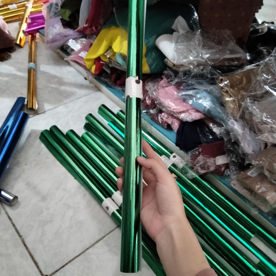 Kertas Metalik Hijau