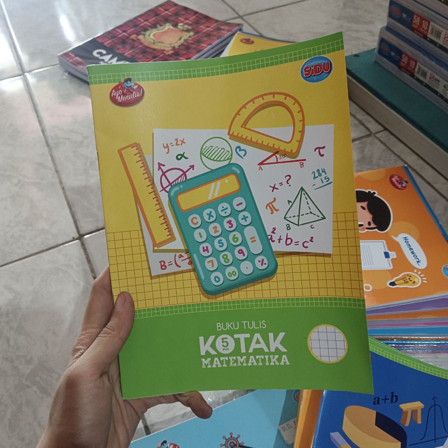 Buku Tulis Sidu Kotak 5mm Matematika/Ecer