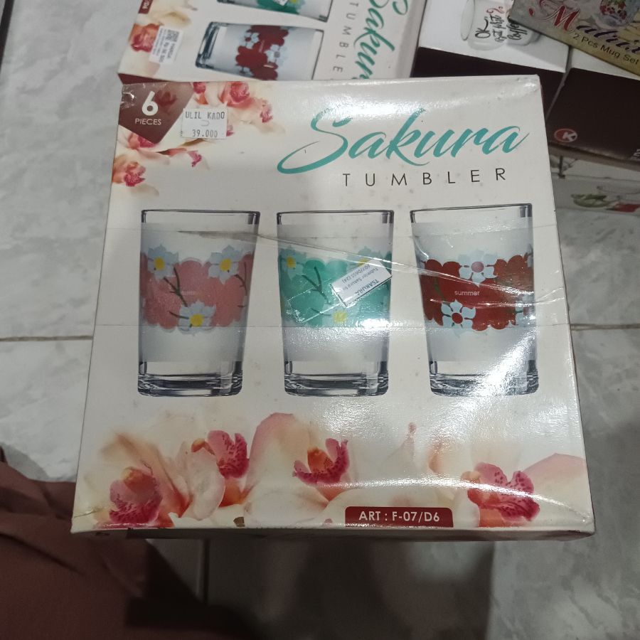 Sakura Tumbler 6pcs