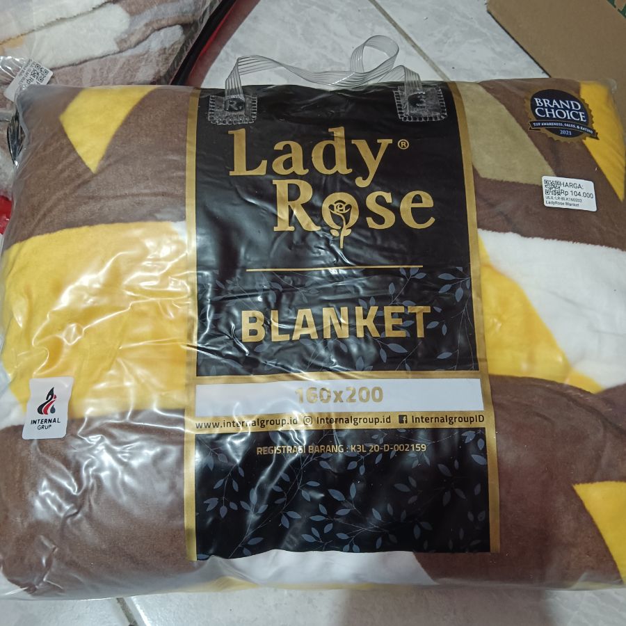 Selimut LadyRose Blanket Motif