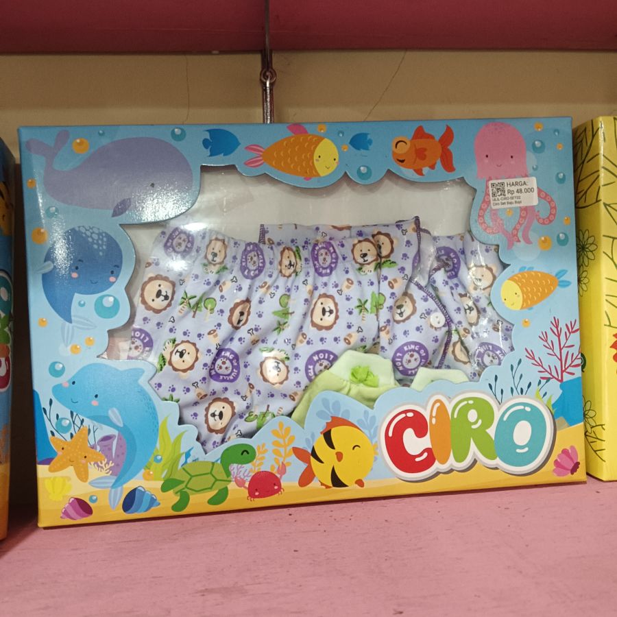 Ciro Set Baju Bayi Purple