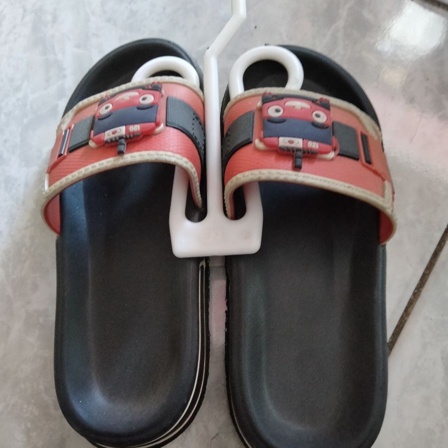 Sendal Anak Slop/ Cowok/ Tayo Hitam/ 31