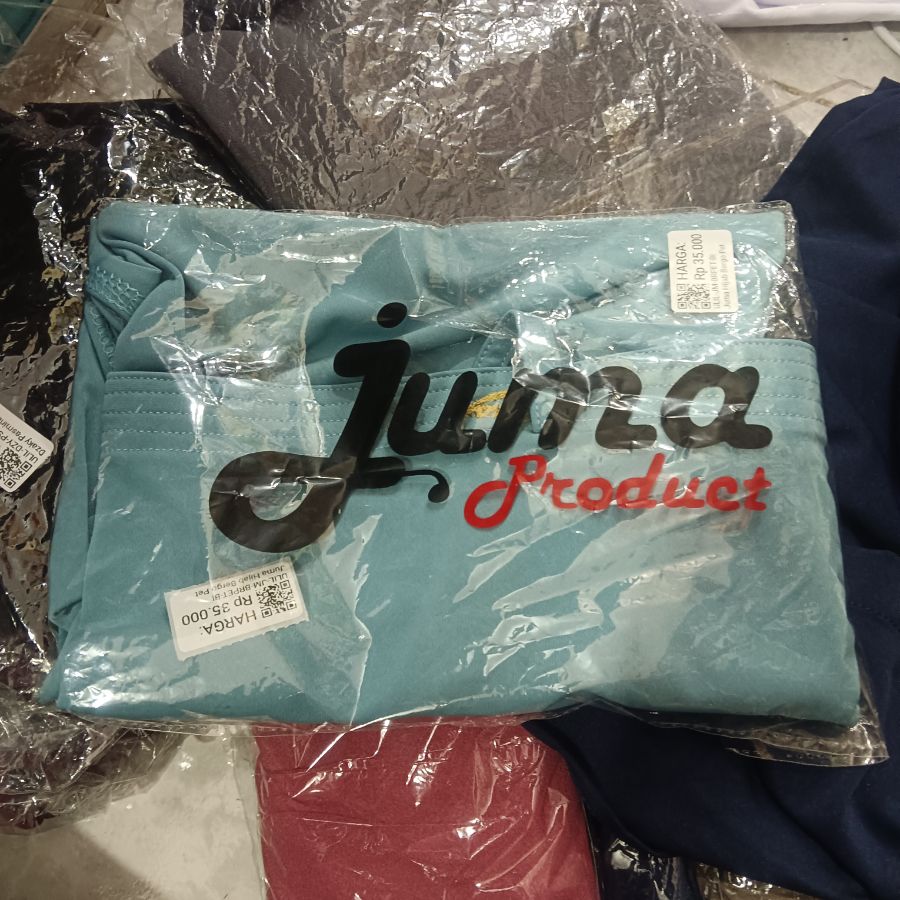 Juma Hijab Bergo Pet/Biru