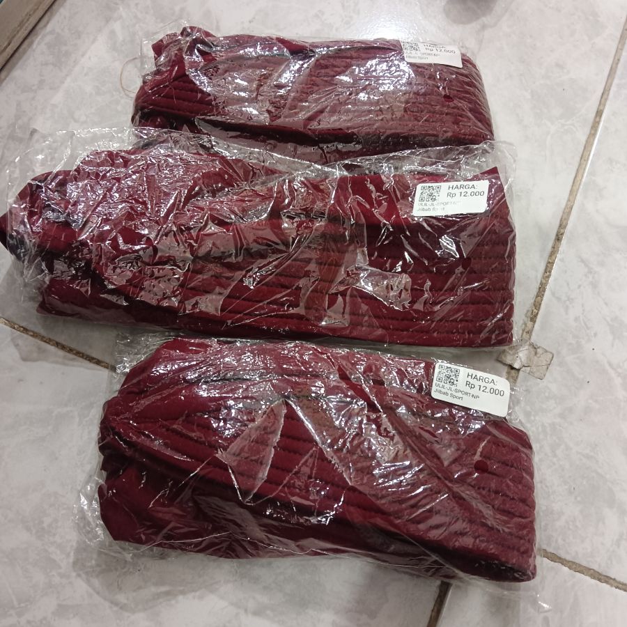 Jilbab Sport/Maroon