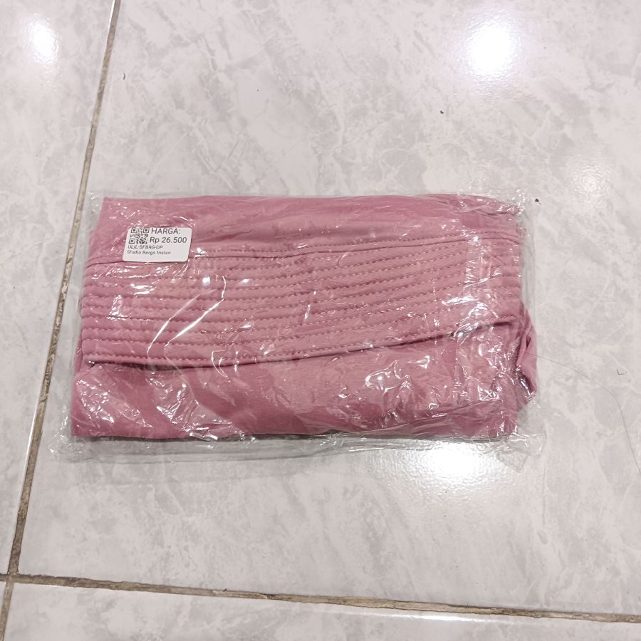 Shafia Bergo Instan/Dusty Pink