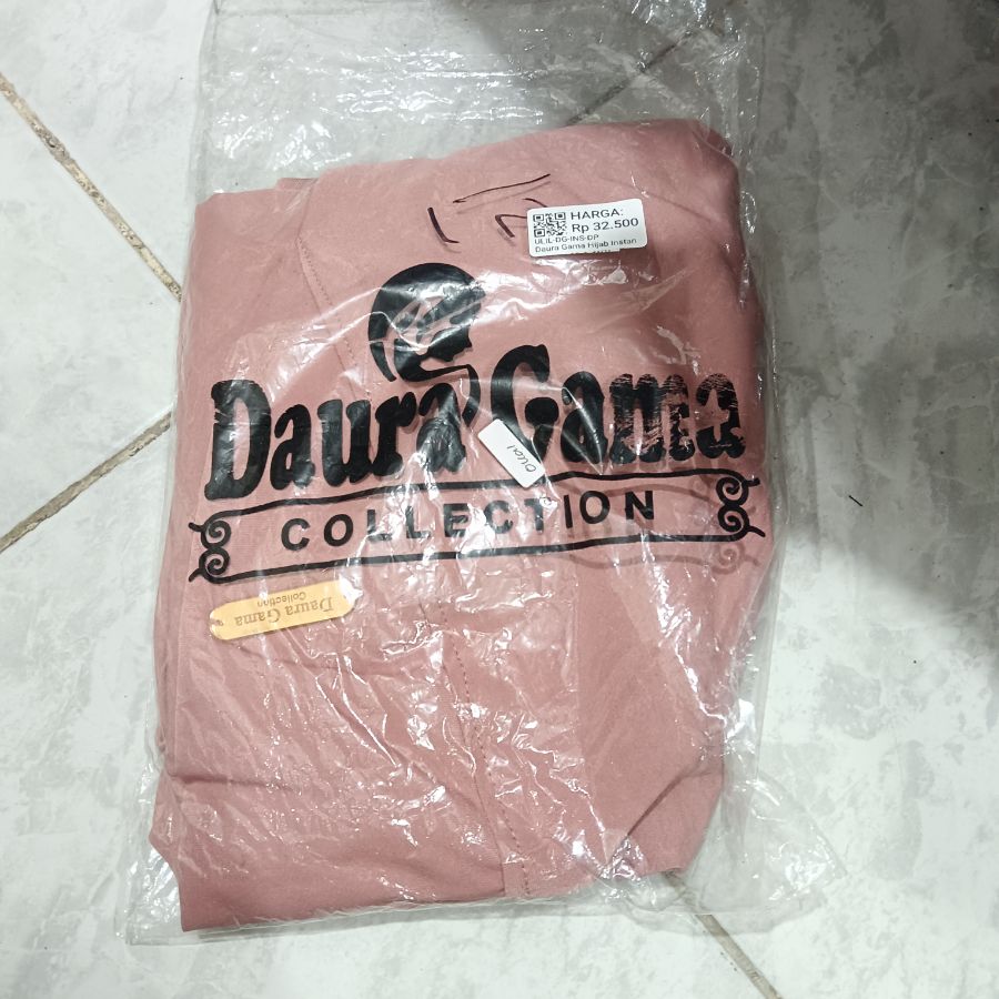 Daura Gama Hijab Instan/Dusty Pink
