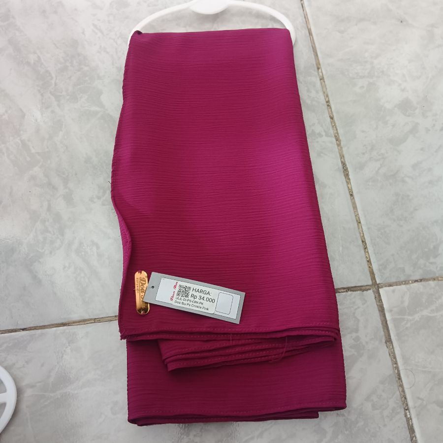 Doa Ibu Pasmina Crinkle Pinj