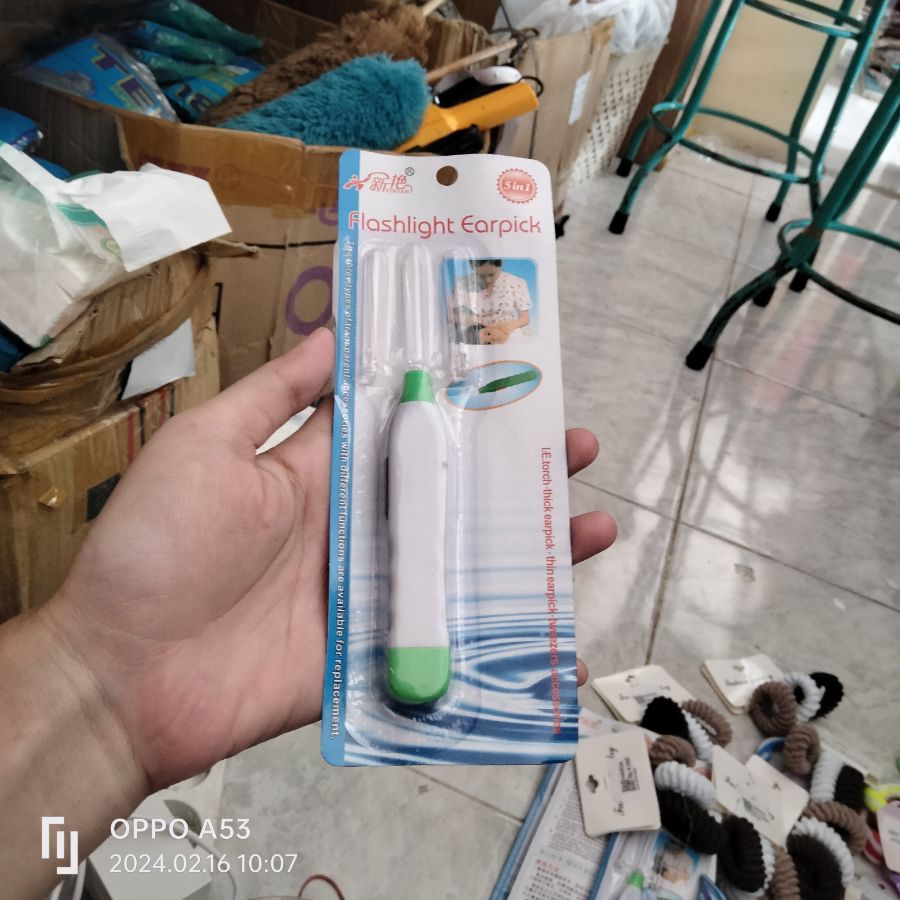 Flashlight Earpick Led 