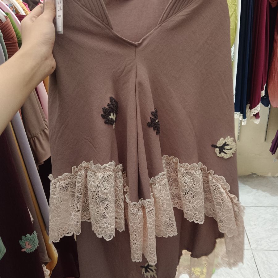 Jilbab Instan Doa Ibu Motif Bunga
