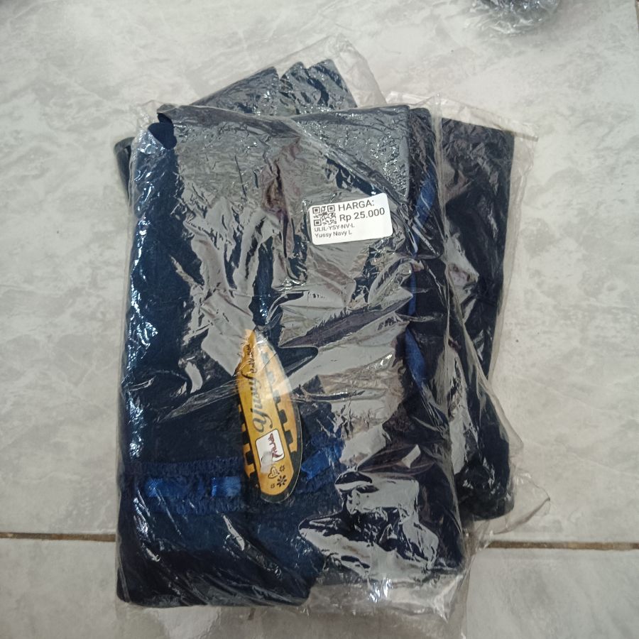 Jilbab Instan Sekolah Yusuf/Navy/L