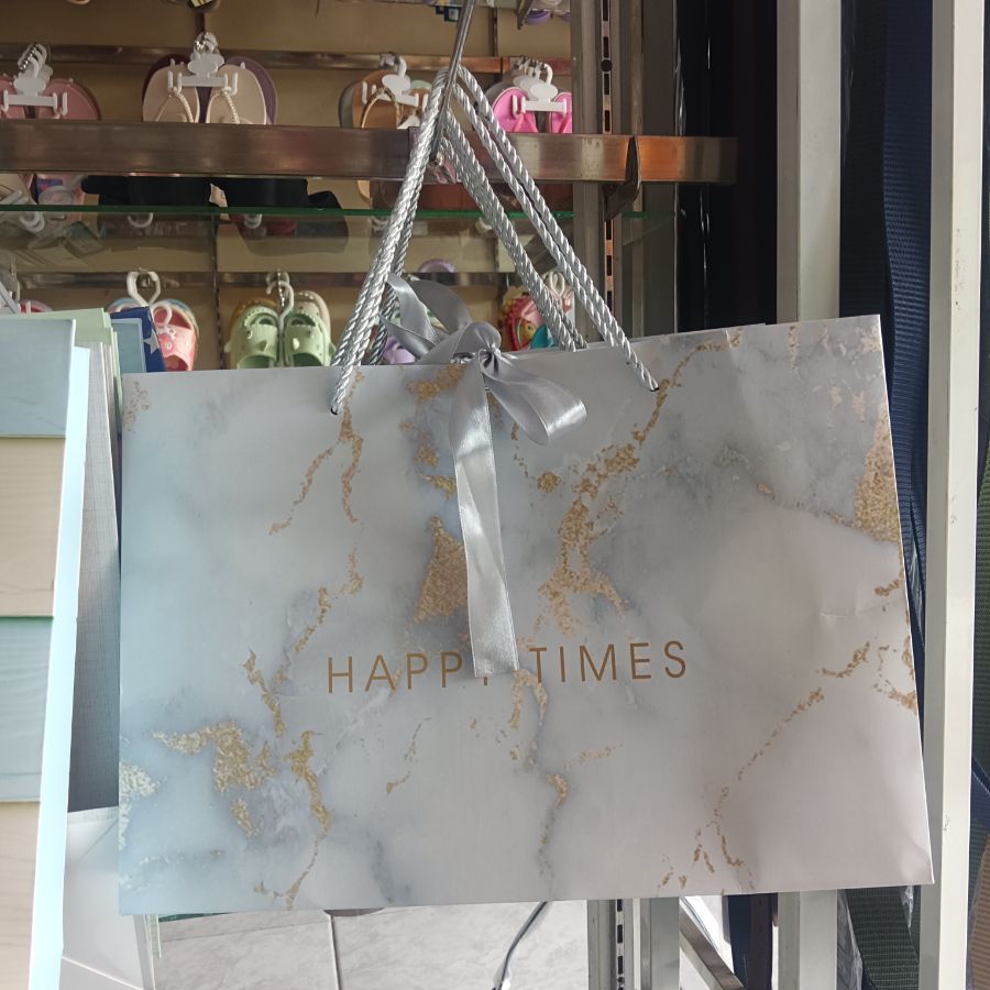 Paperbag Happy Times Pita Silver/Besar