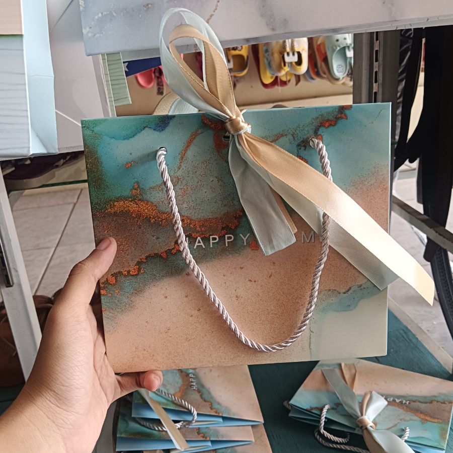 Paperbag Happy Times Pita Sage Gold/Kecil