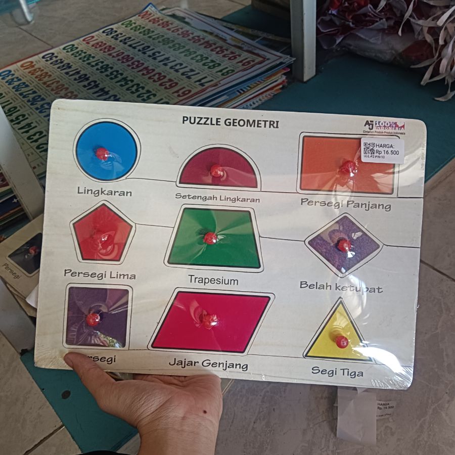 Puzle Geometri/Pin