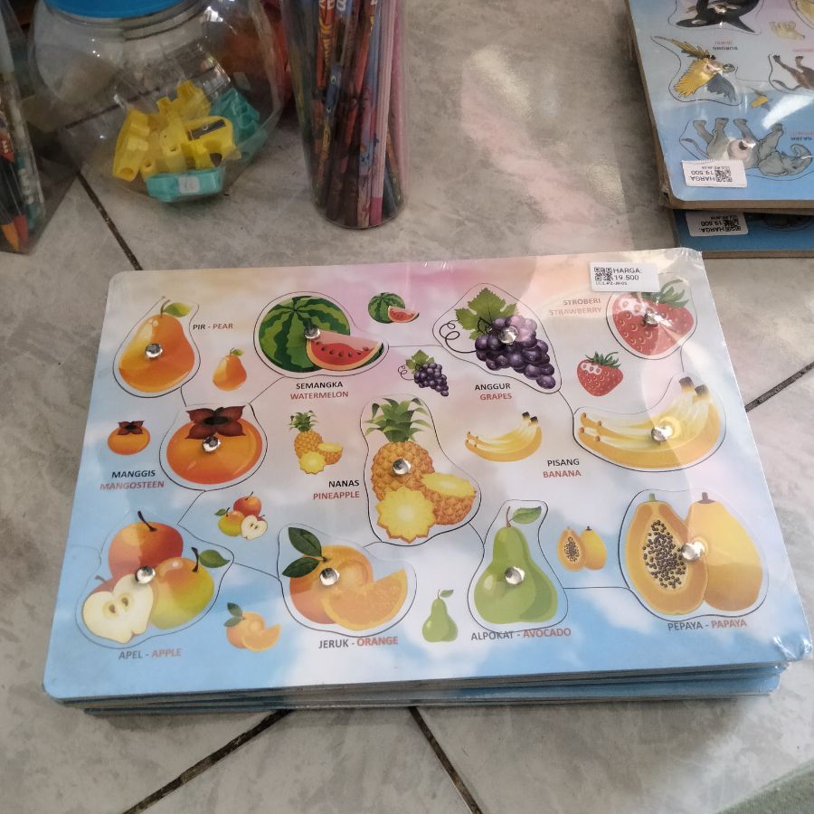 Puzzle Buah Buahan 