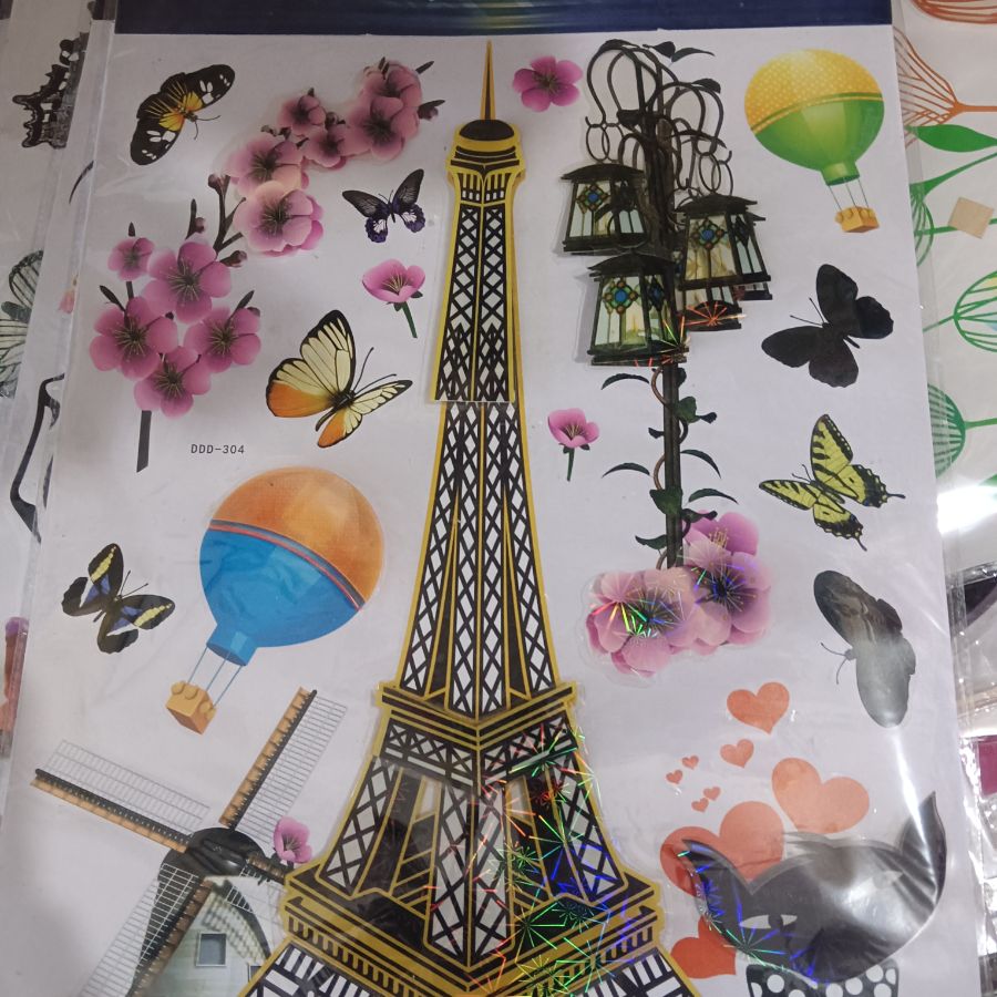 Stiker Dinding Room Decor Paris 