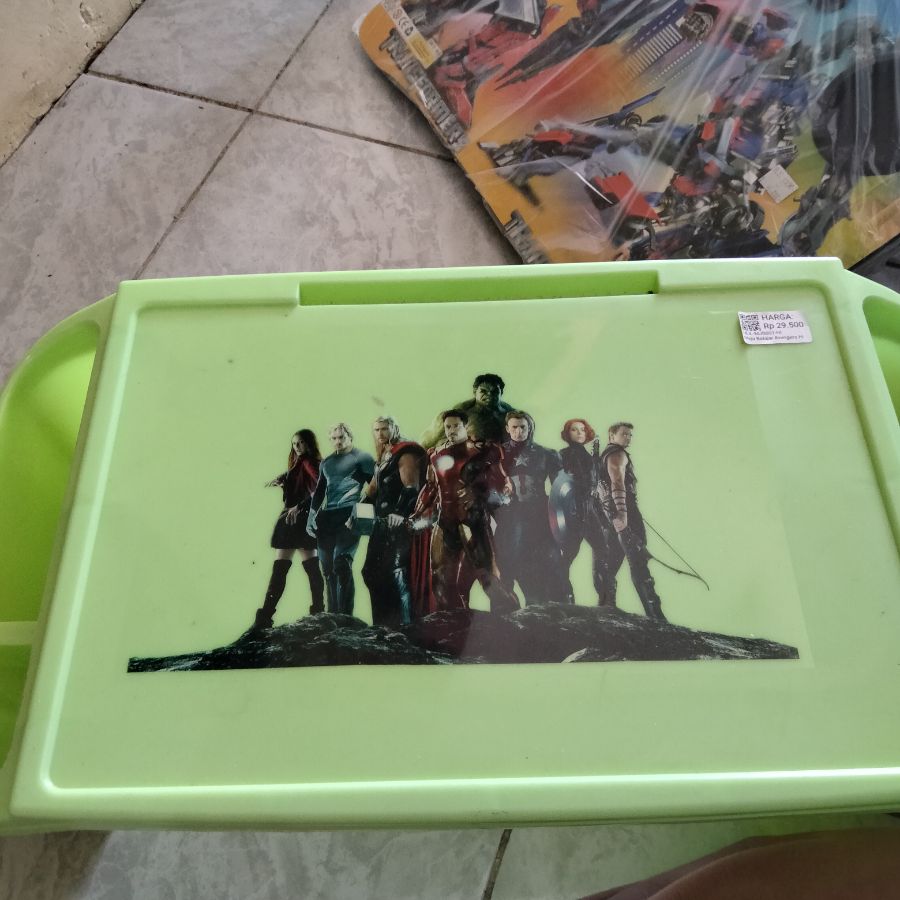 Meja Belajar Avengers Hijau 