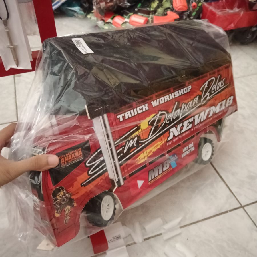 Mainan Anak Truck Workshop Merah