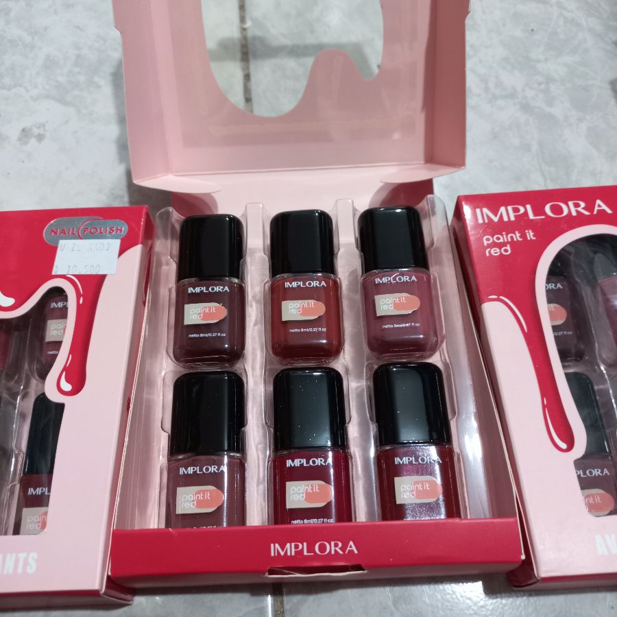 Implora Nail Polish Paint It Red