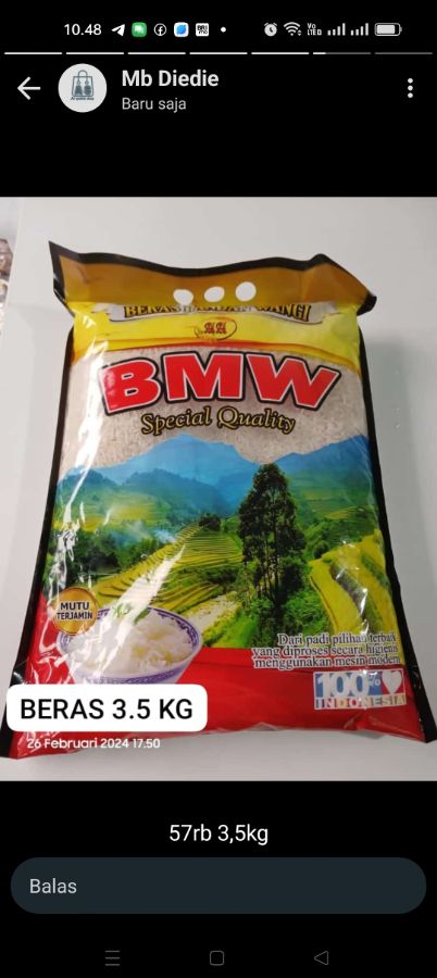 Beras bmw 3,5kg