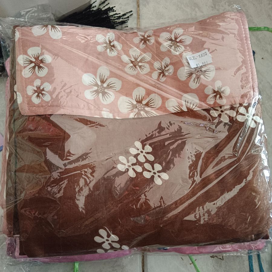 Mukena Aminis Collection Motif Coklat Dusty