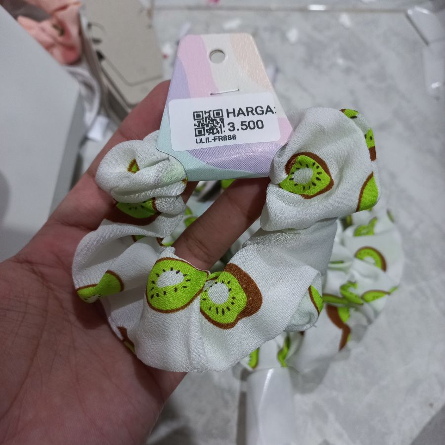 Ikat Rambut Motif Kiwi
