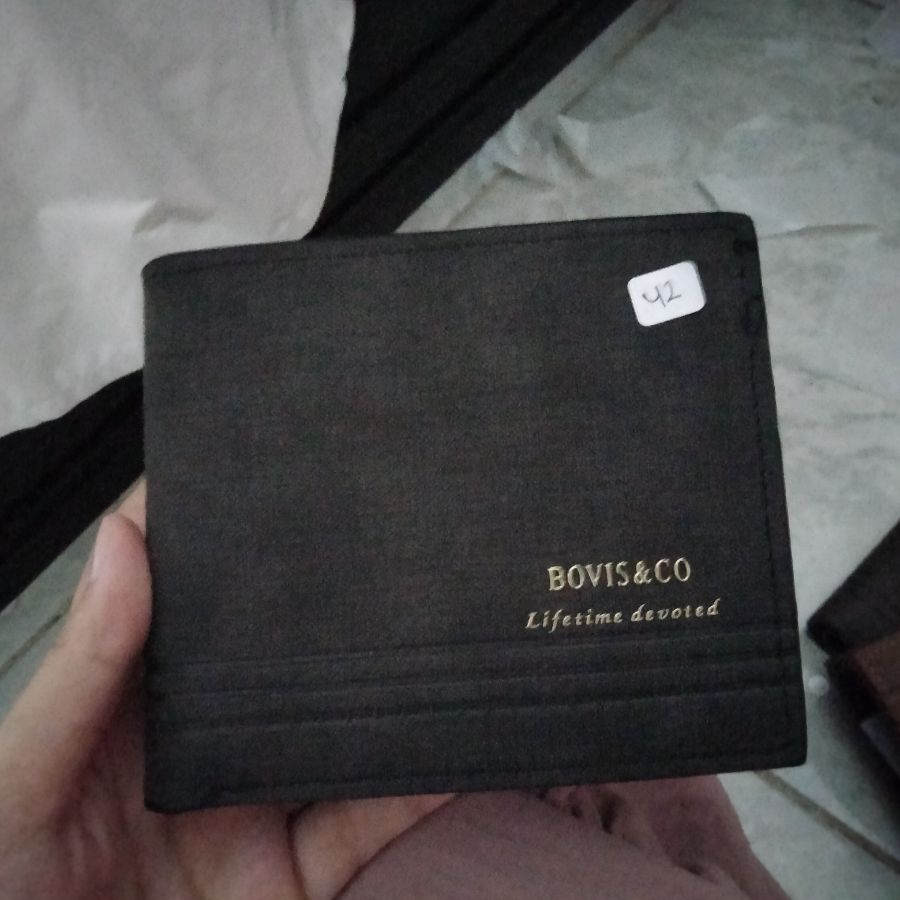 Dompet Bovis & co/ Hitam 