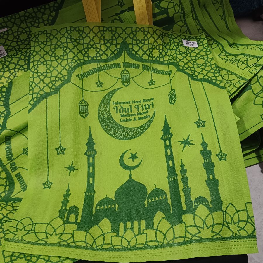 Tas Lebaran 38x45 cm/Hijau