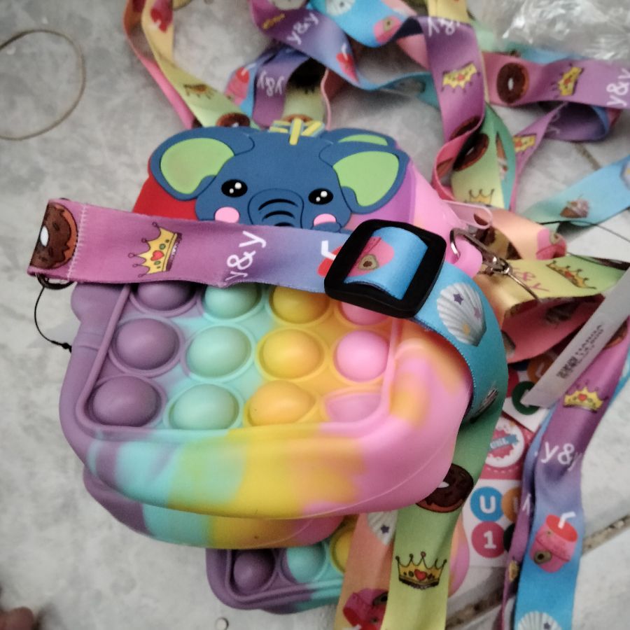 Tas pop it gajah