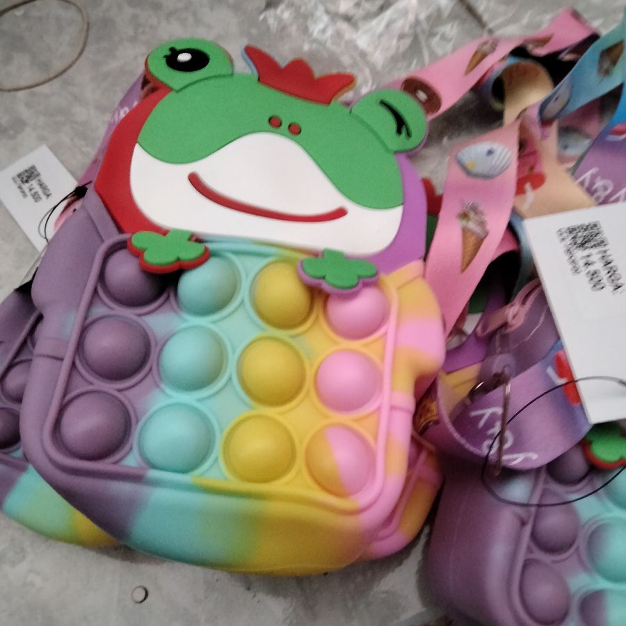 Tas pop it katak
