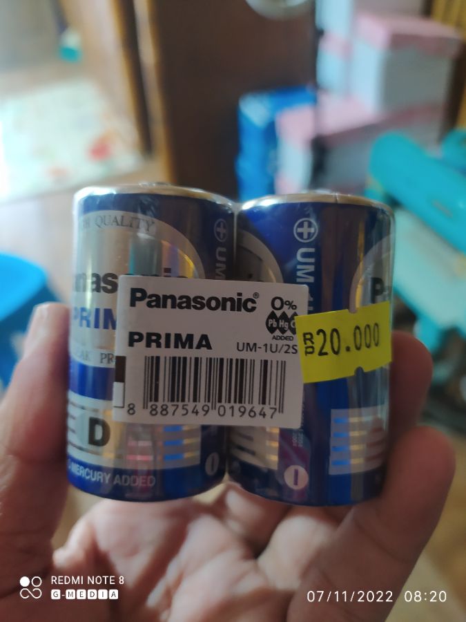 Baterai Panasonic Prima D