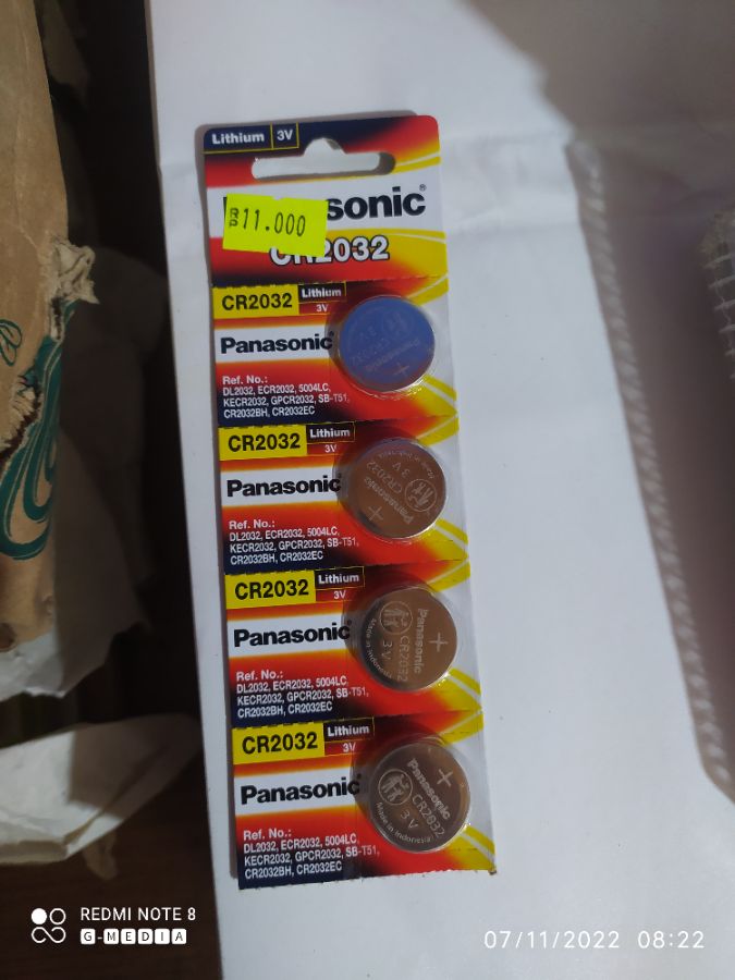 Baterai Panasonic CR-2032