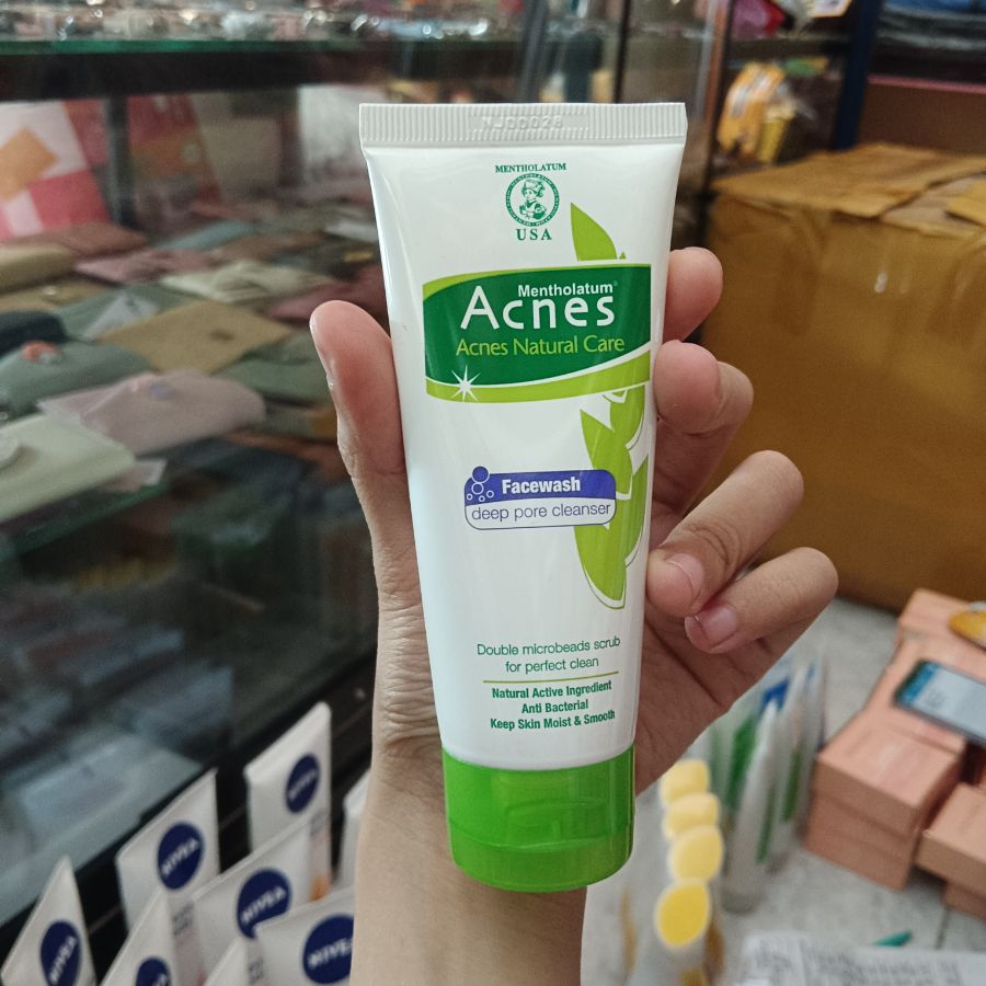 Acnes Natural Care Facewash Deep Pore 50gr