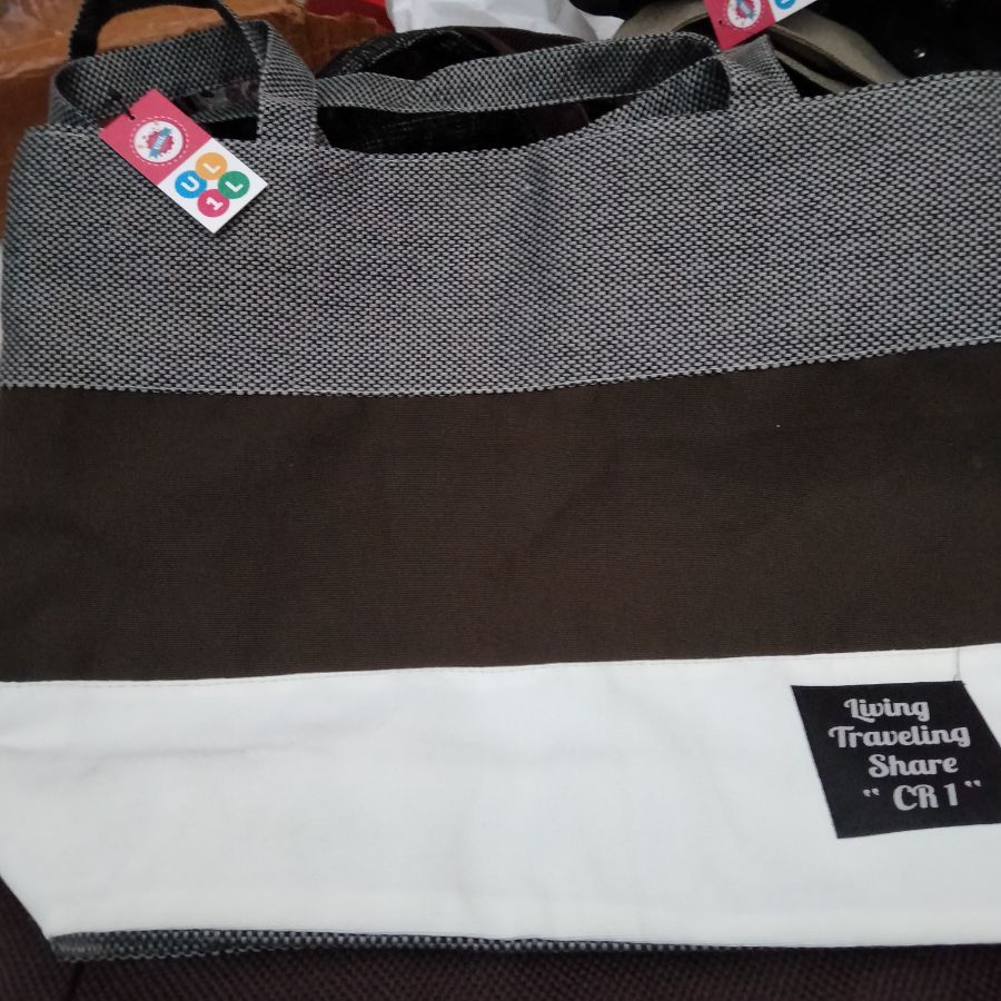 Totebag rajut 3 warna