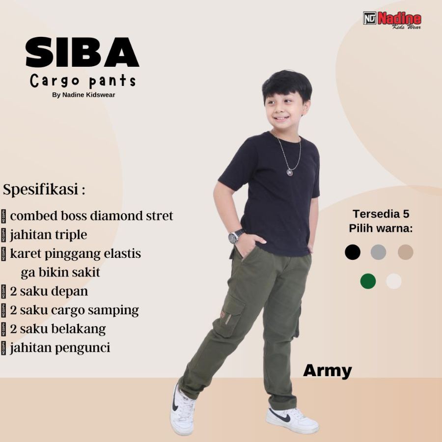 Celana nadine siba army
