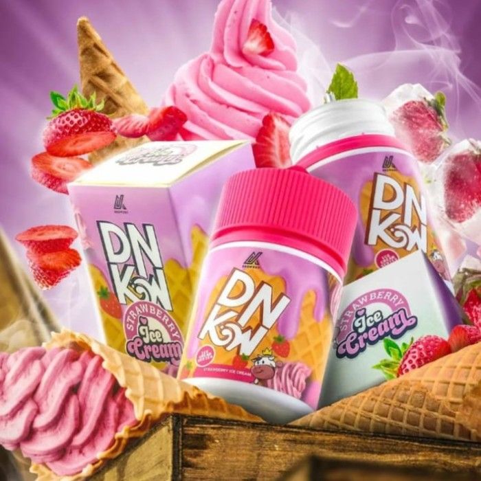 DNKW STRAWBERRY ICE CRAM 60ML