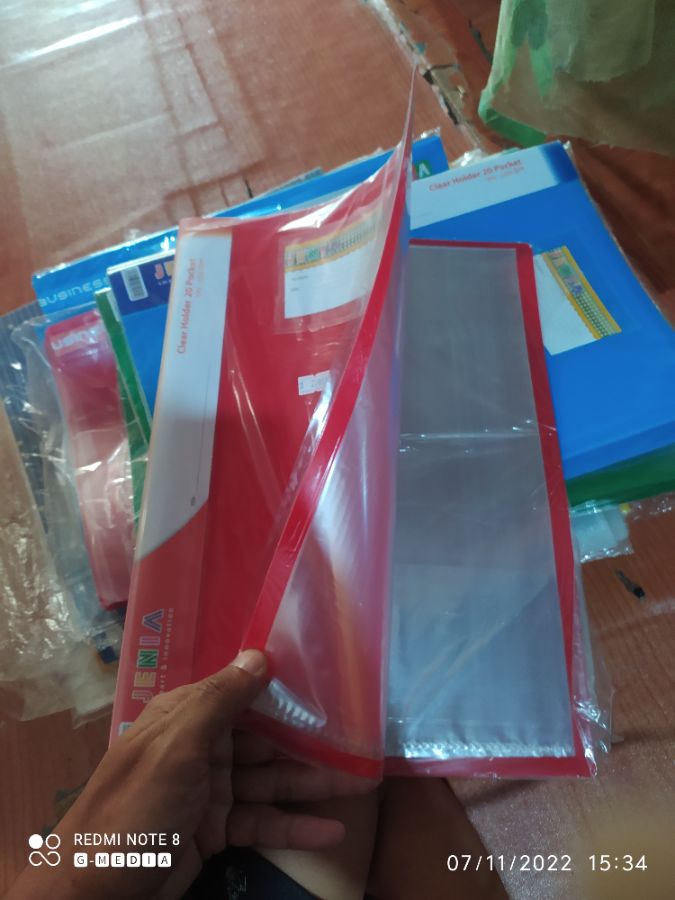 Map Album Jenia Clear Holder 20 Pocket