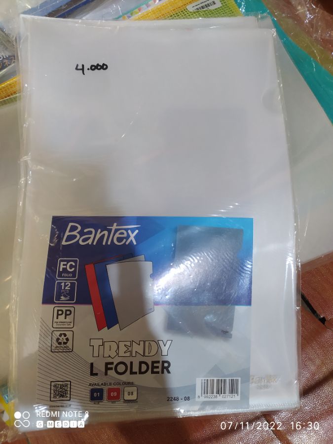 Map Bantex L Folder 2248-08