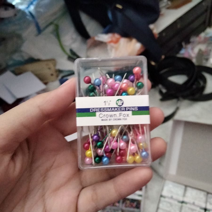 Jarum Pentul Dressmaker Pins Rainbow