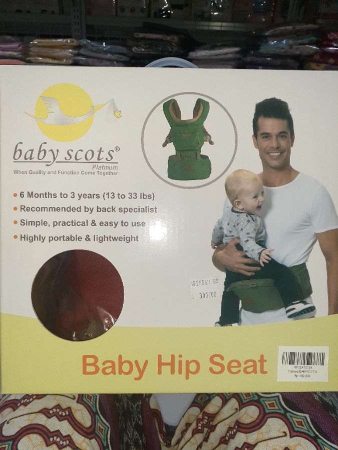 Hip seat baby scots