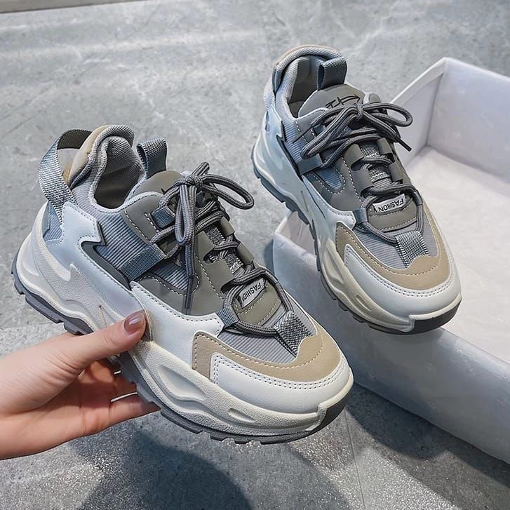 Sepatu Fashion Cani Grey/40