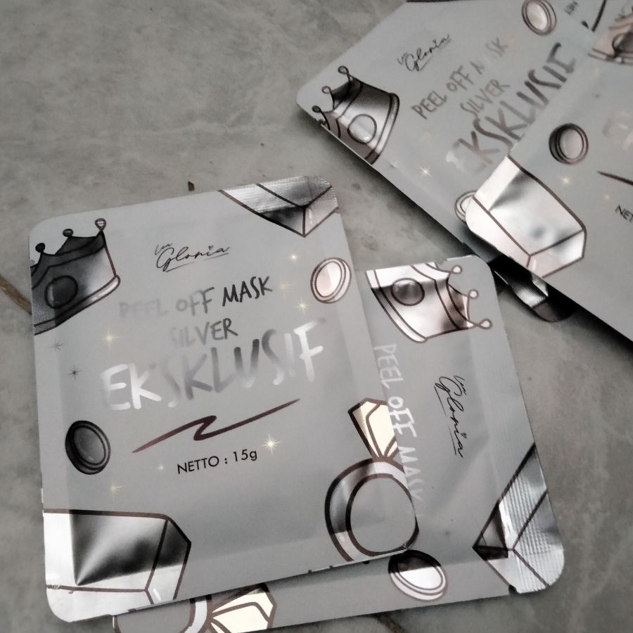 Gloria Peel Off Mask - Silver Eksklusif